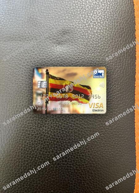 Uganda ABC Bank of Uganda visa electron photolook front